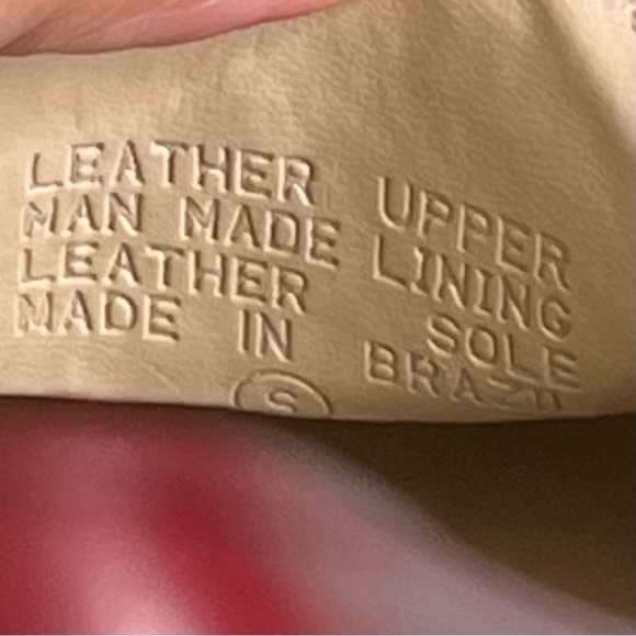 ⭐️ Antonio Melani Vintage Burgundy LEATHER Kitten Heels Women’s 6 - Picture 4 of 13